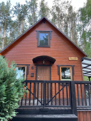 Domek całoroczny HAWAJE nad jeziorem Kazub in Dunajki